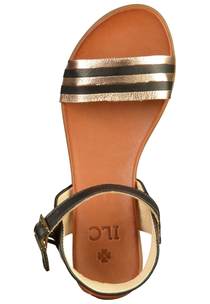 ILC Sandalen Leder Schwarz - surf4shoes