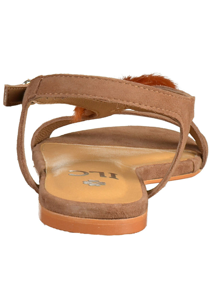 ILC Sandalen Veloursleder Taupe - surf4shoes