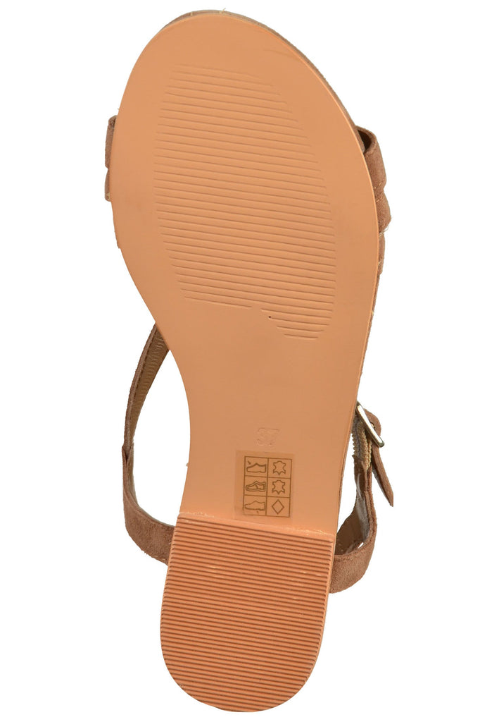 ILC Sandalen Veloursleder Taupe - surf4shoes