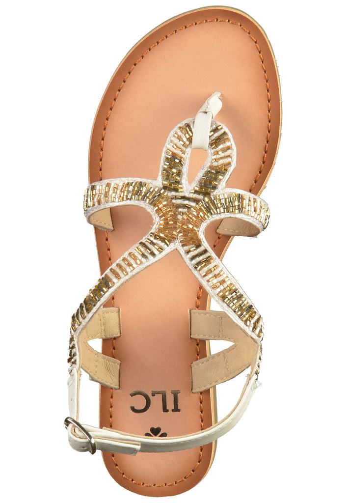 ILC Sandalen Leder/Textil Weiß - surf4shoes