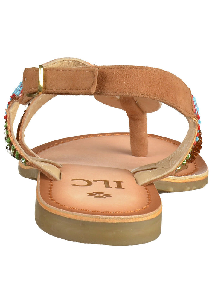 ILC Sandalen Leder/Textil Camel - surf4shoes
