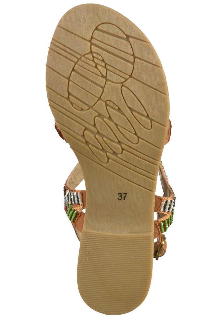 ILC Sandalen Leder/Textil Camel - surf4shoes