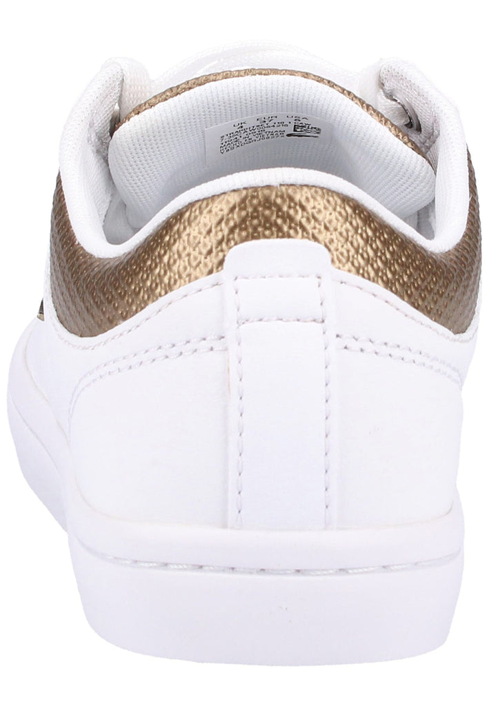 Lacoste Sneaker Leder Weiß/Gold - surf4shoes