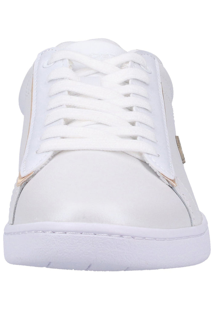 Lacoste Sneaker Leder Weiß/Gold - surf4shoes