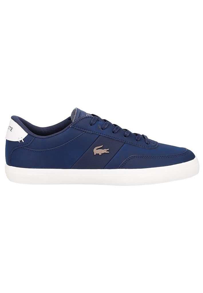 Lacoste Sneaker Leder/Textil Blau/Weiß - surf4shoes