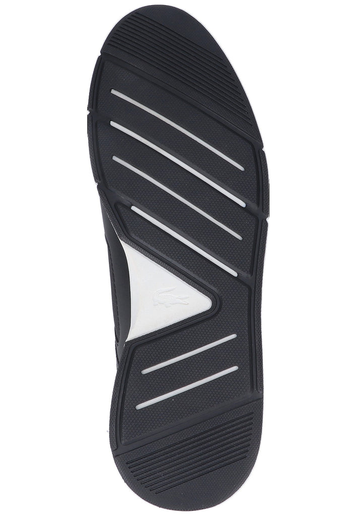 Lacoste Sneaker Lederimitat/Textil Schwarz/Grau - surf4shoes