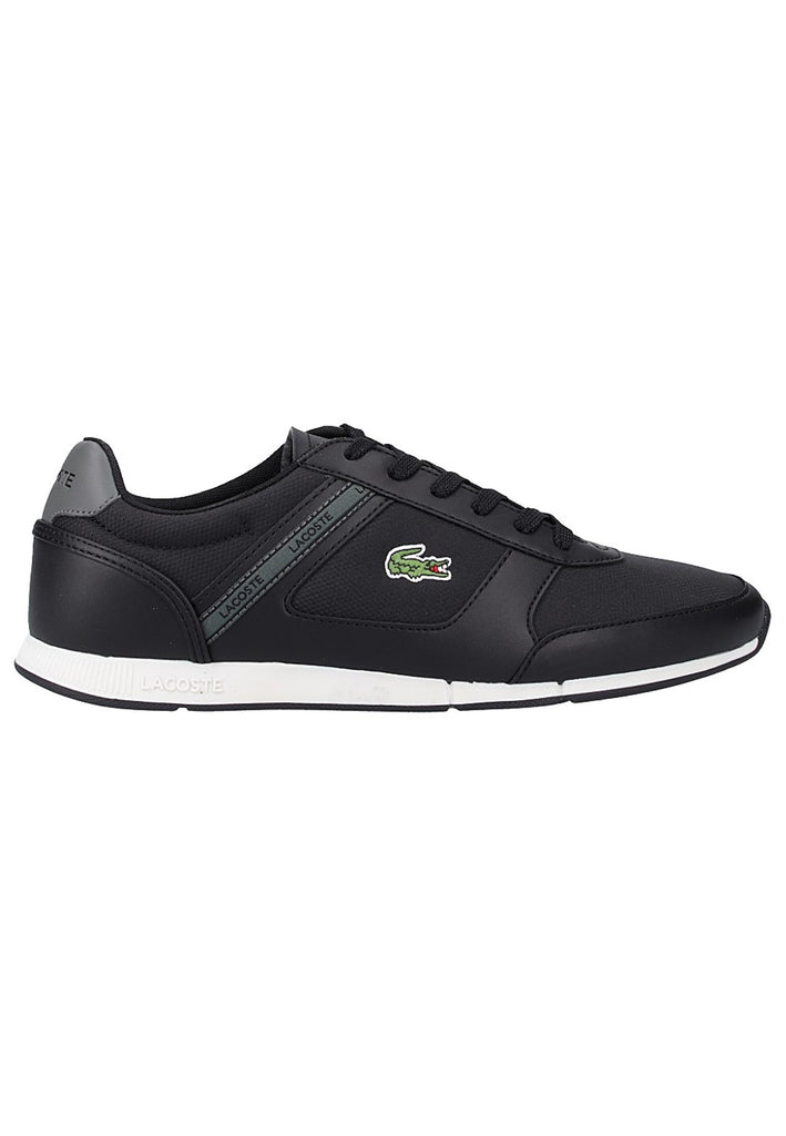 Lacoste Sneaker Lederimitat/Textil Schwarz/Grau - surf4shoes