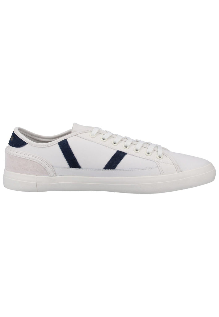 Lacoste Sneaker Nappaleder Weiß - surf4shoes