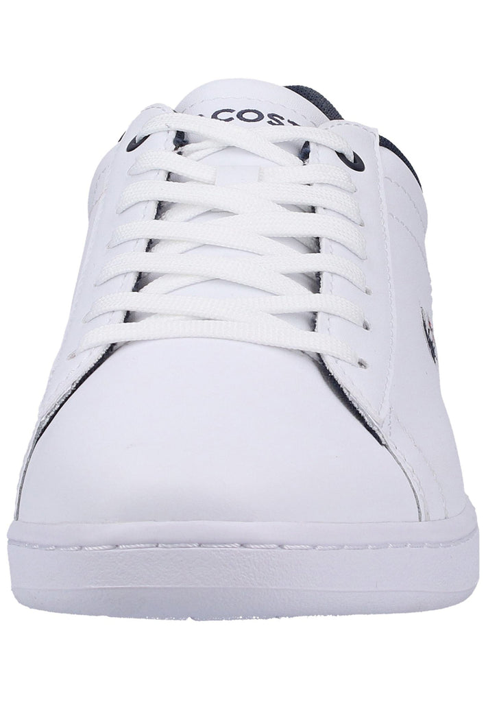 Lacoste Sneaker Leder Weiß/Blau - surf4shoes