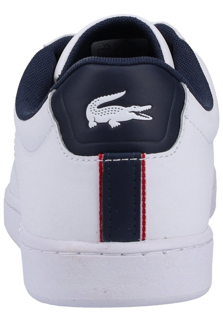 Lacoste Sneaker Leder Weiß/Blau - surf4shoes