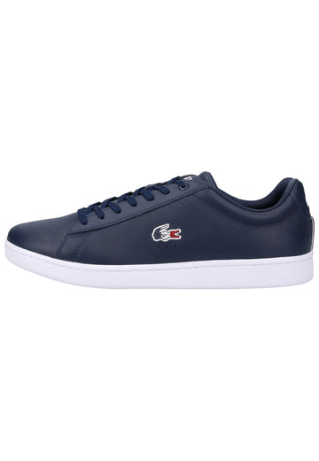 Lacoste Sneaker Leder Navy - surf4shoes