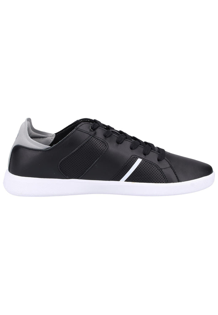Lacoste Sneaker Leder/Textil Schwarz/Grau - surf4shoes