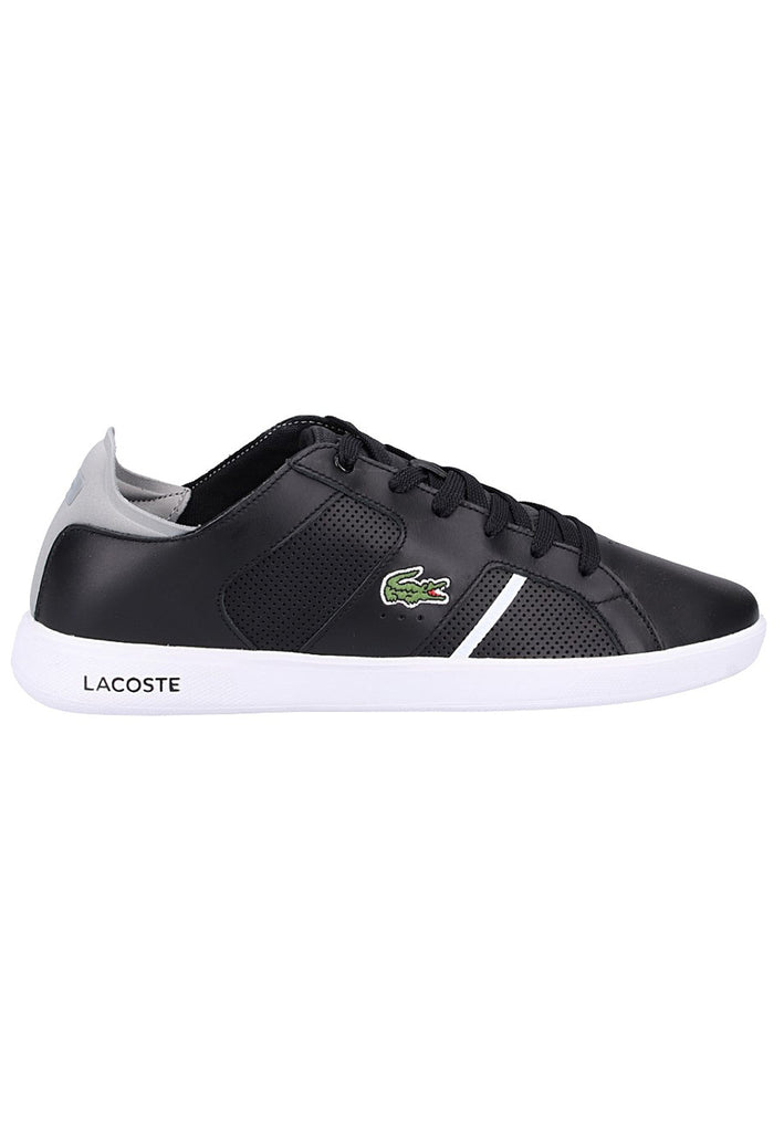 Lacoste Sneaker Leder/Textil Schwarz/Grau - surf4shoes