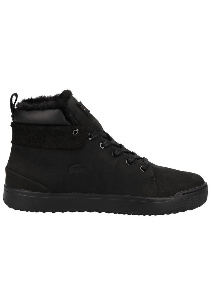 Lacoste Sneaker Nubukleder Schwarz Warmfutter - surf4shoes