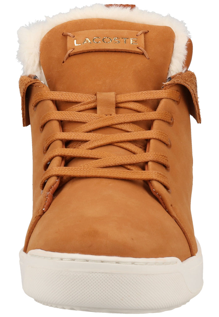 Lacoste Sneaker Nubukleder Braun Warmfutter - surf4shoes
