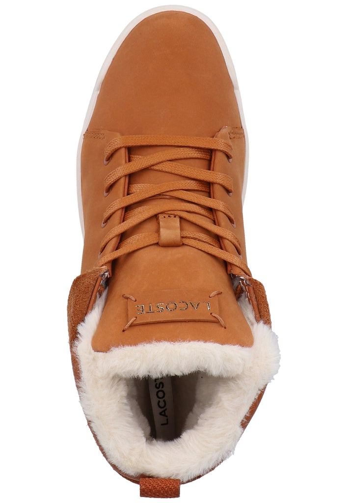 Lacoste Sneaker Nubukleder Braun Warmfutter - surf4shoes