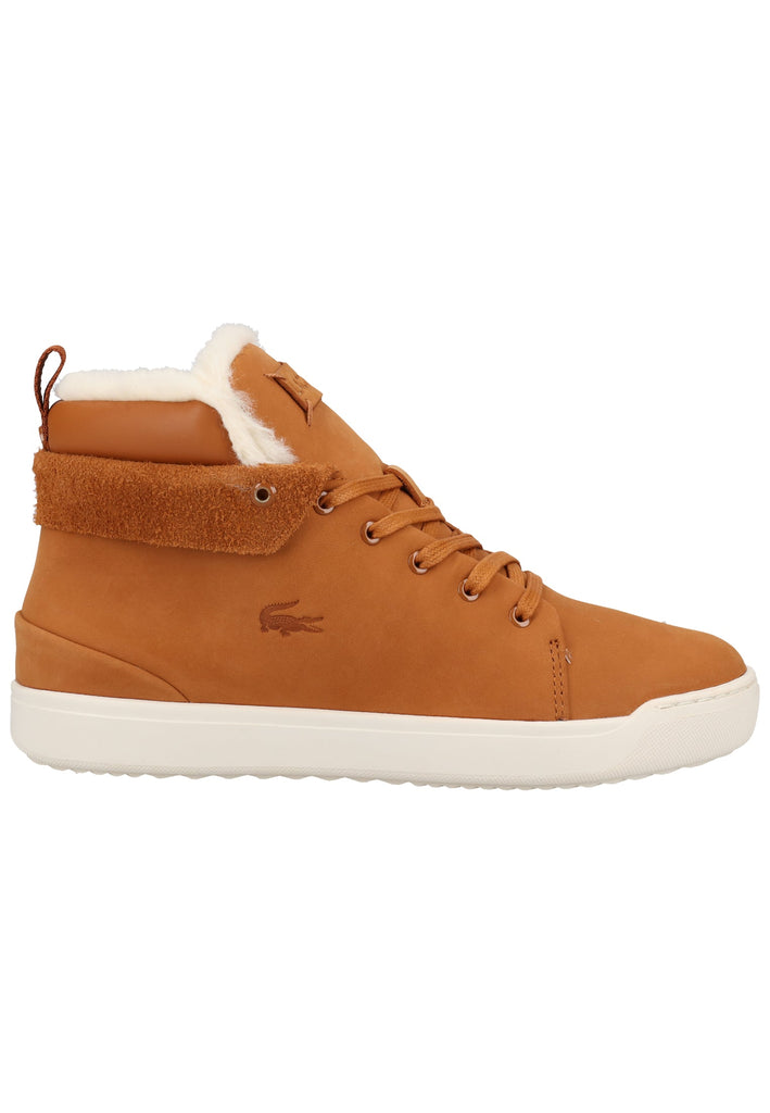 Lacoste Sneaker Nubukleder Braun Warmfutter - surf4shoes