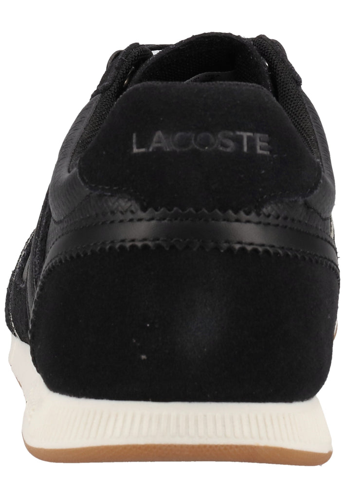 Lacoste Sneaker Veloursleder Schwarz - surf4shoes