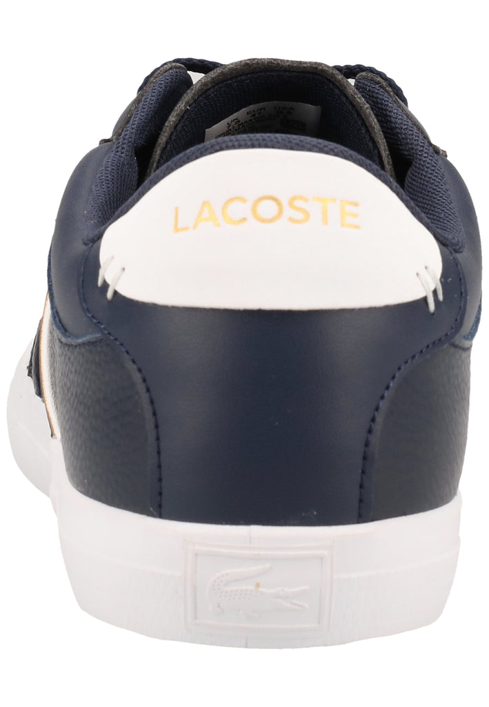 Lacoste Sneaker Leder Blau - surf4shoes