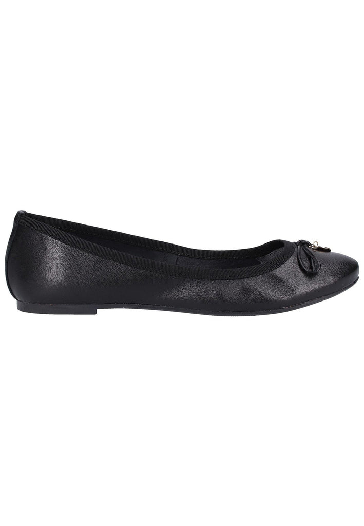 Scapa Ballerinas Leder Schwarz - surf4shoes
