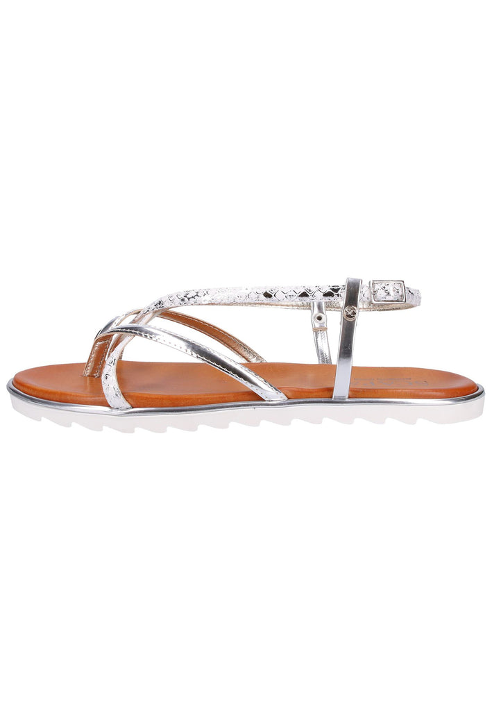 Scapa Sandalen Lederimitat Silber - surf4shoes