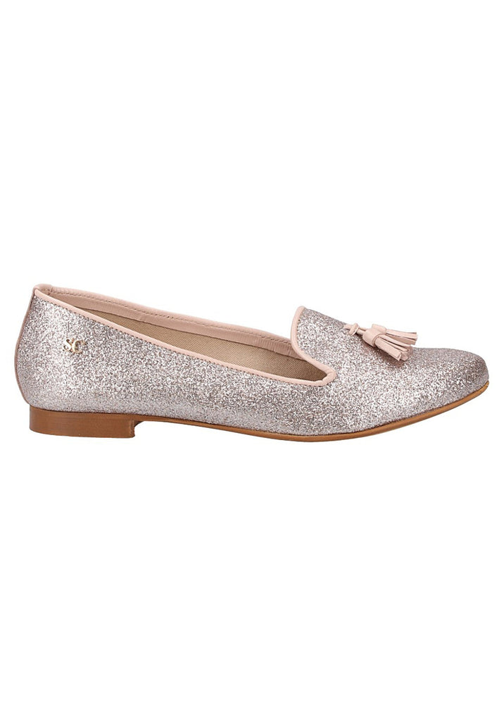Scapa Ballerinas Lederimitat Champagne - surf4shoes