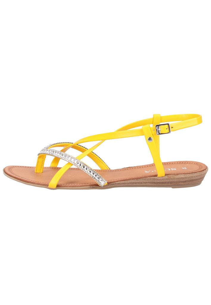 Scapa Sandalen Lederimitat Gelb - surf4shoes