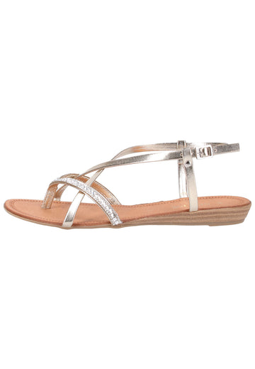 Scapa Sandalen Lederimitat Platin - surf4shoes