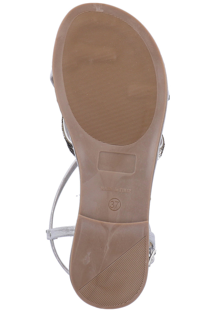 Scapa Sandalen Lederimitat Silber - surf4shoes