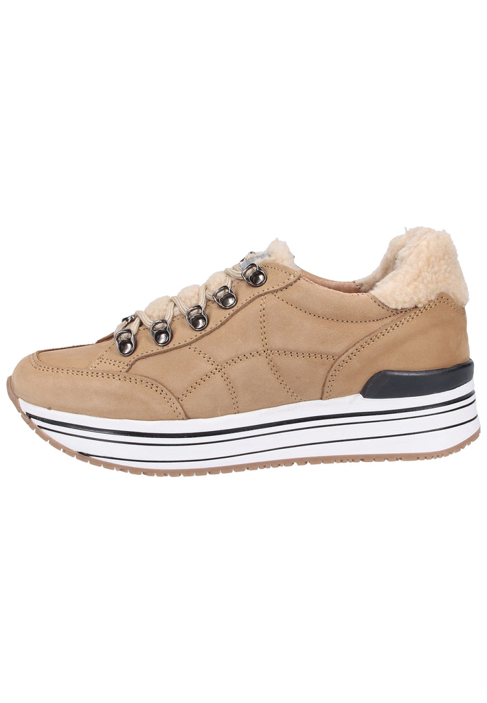 Scapa Sneaker Leder Taupe - surf4shoes