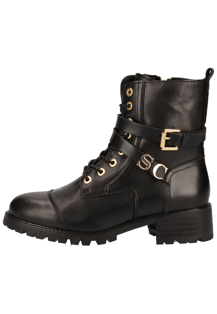 Scapa Stiefelette Leder Schwarz Warmfutter - surf4shoes