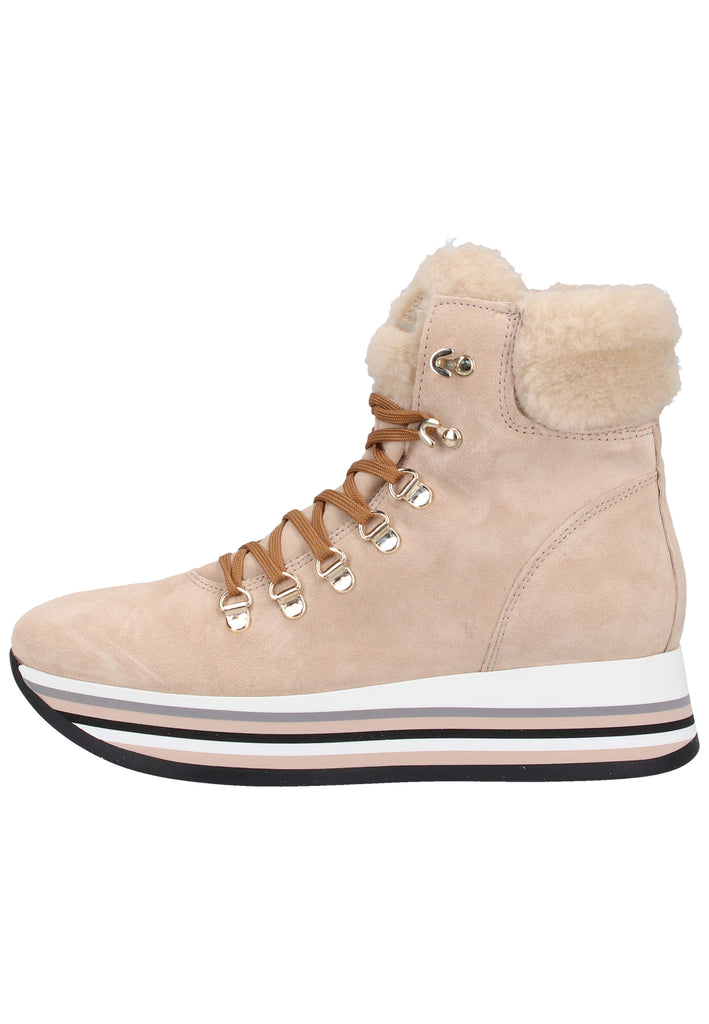 Scapa Stiefelette Leder Beige Warmfutter - surf4shoes