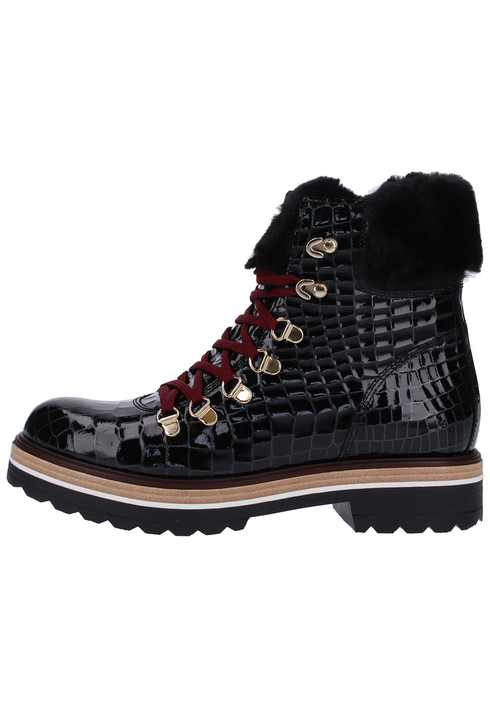 Scapa Stiefelette Leder Schwarz Warmfutter - surf4shoes