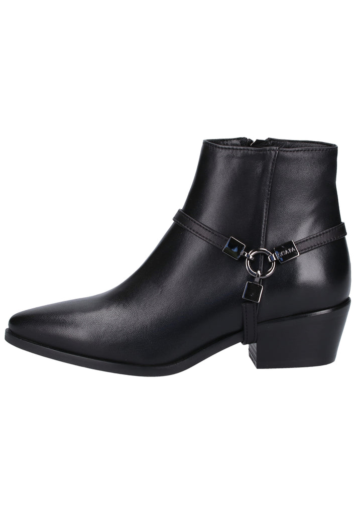 Scapa Stiefelette Leder Schwarz - surf4shoes