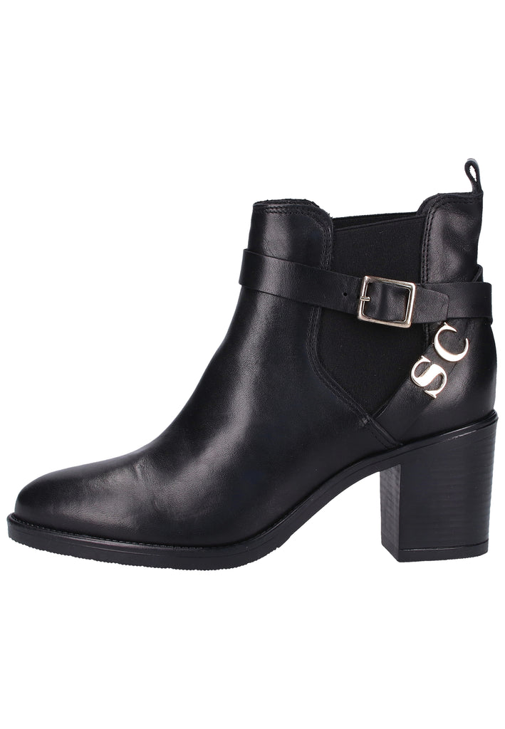 Scapa Stiefelette Leder Schwarz - surf4shoes