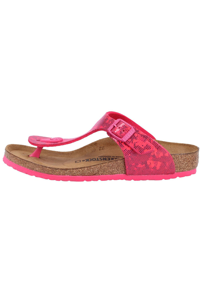 Birkenstock Sandalen Lederimitat Hologram Pink - surf4shoes