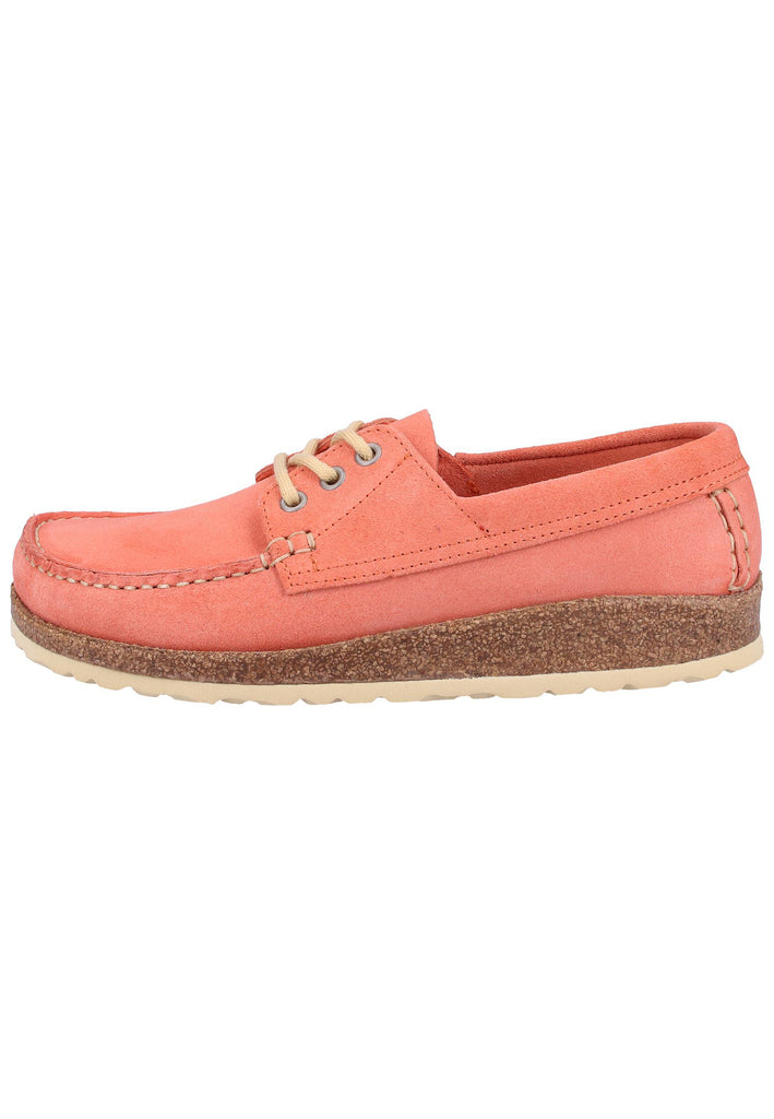 Birkenstock Halbschuhe Veloursleder Coral - surf4shoes
