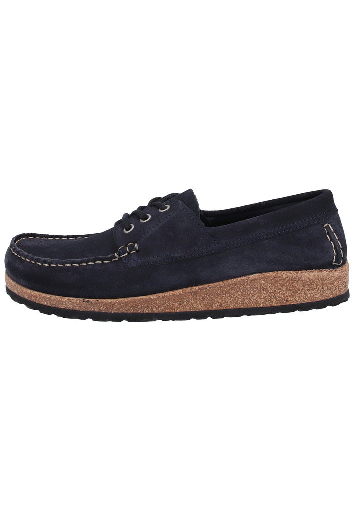 Birkenstock Halbschuhe Veloursleder/Textil Night Blue - surf4shoes
