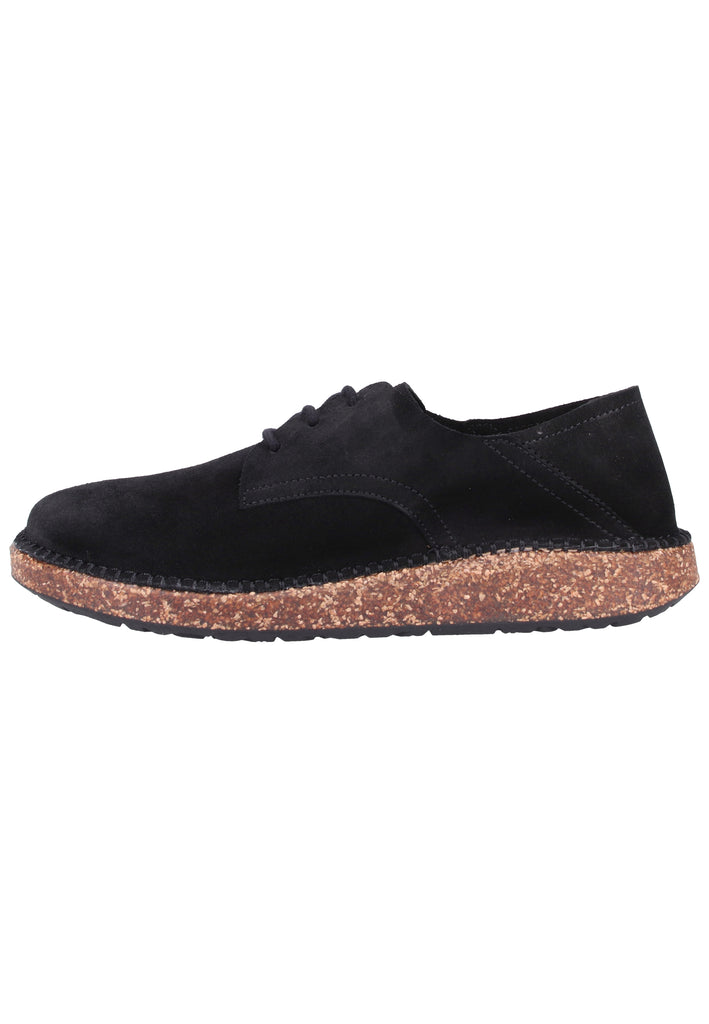 Birkenstock Halbschuhe Veloursleder Schwarz - surf4shoes