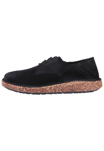 Birkenstock Halbschuhe Veloursleder Schwarz - surf4shoes