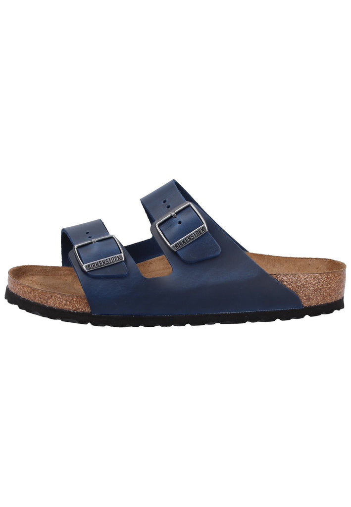 Birkenstock Pantoletten Fettleder Blue - surf4shoes
