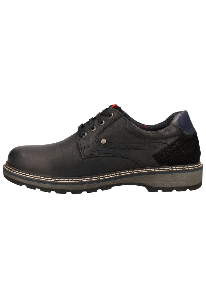 s.Oliver Halbschuhe Leder Schwarz - surf4shoes