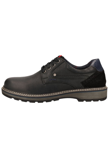s.Oliver Halbschuhe Leder Schwarz - surf4shoes