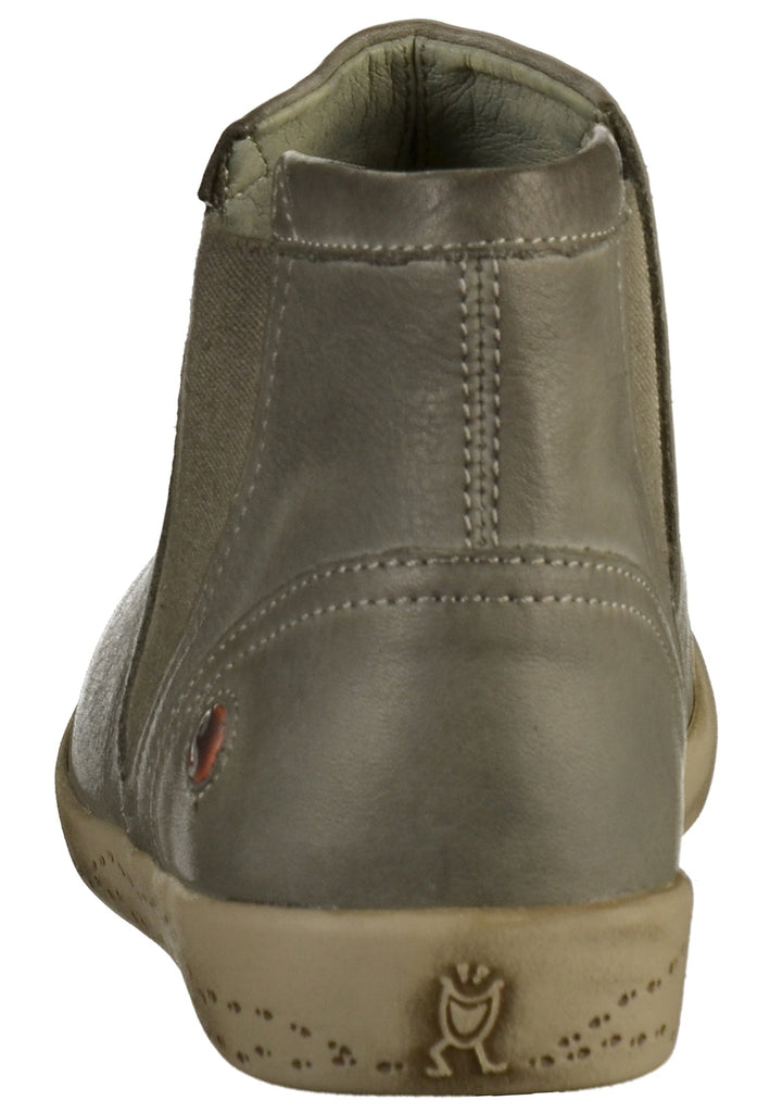 softinos Stiefelette Leder Oliv - surf4shoes