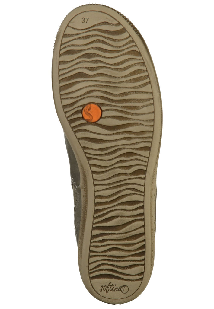 softinos Stiefelette Leder Oliv - surf4shoes