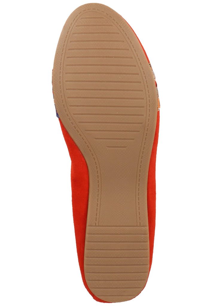 Tamaris Ballerinas Veloursleder Rot - surf4shoes