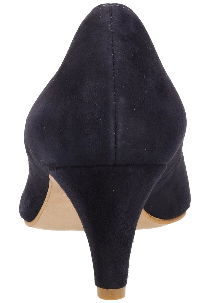 Tamaris Pumps Veloursleder Navy - surf4shoes