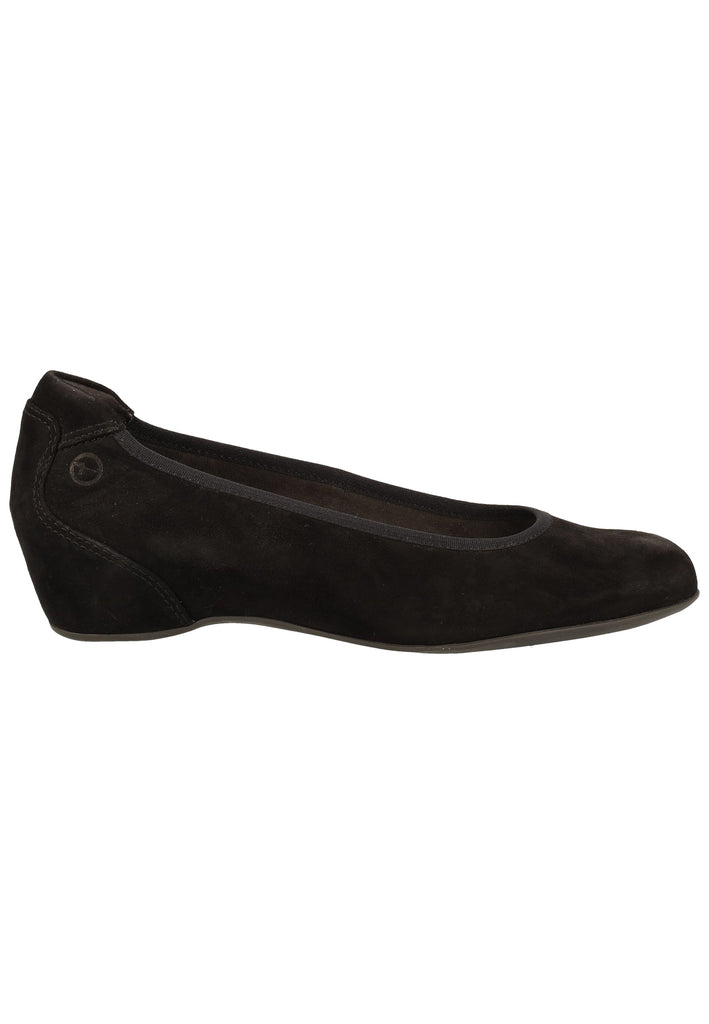 Tamaris Ballerinas Leder Schwarz - surf4shoes