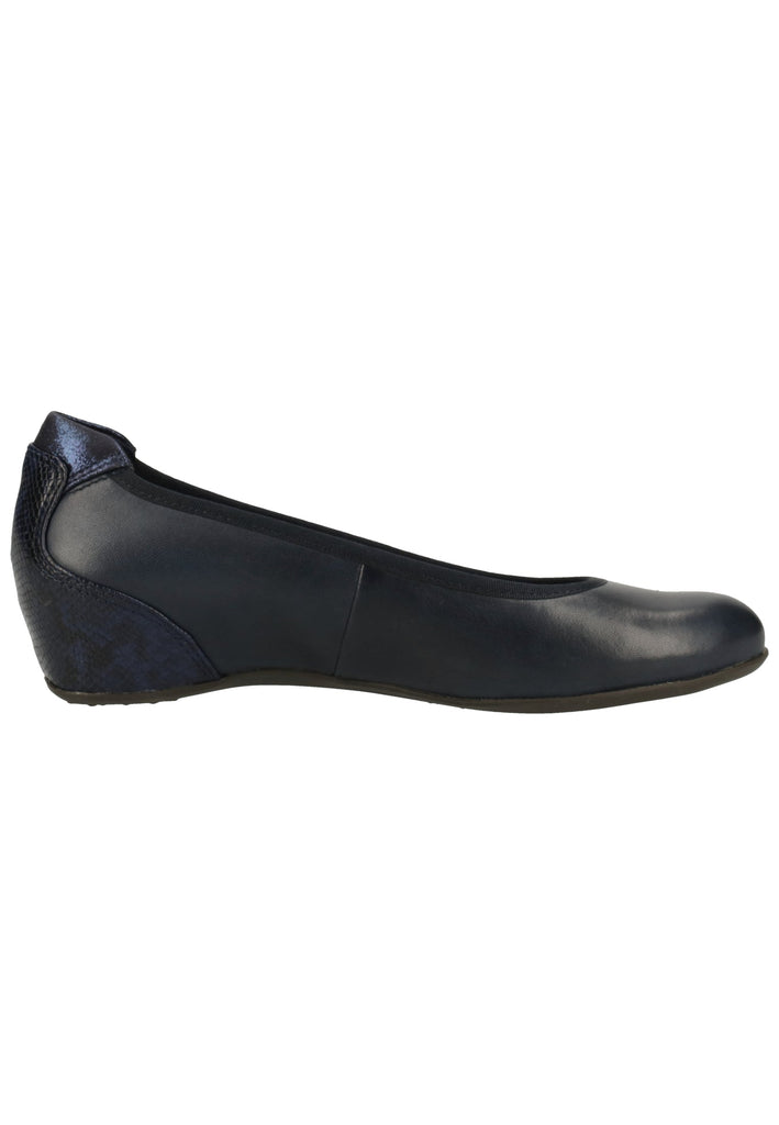 Tamaris Ballerinas Leder/Textil Navy - surf4shoes