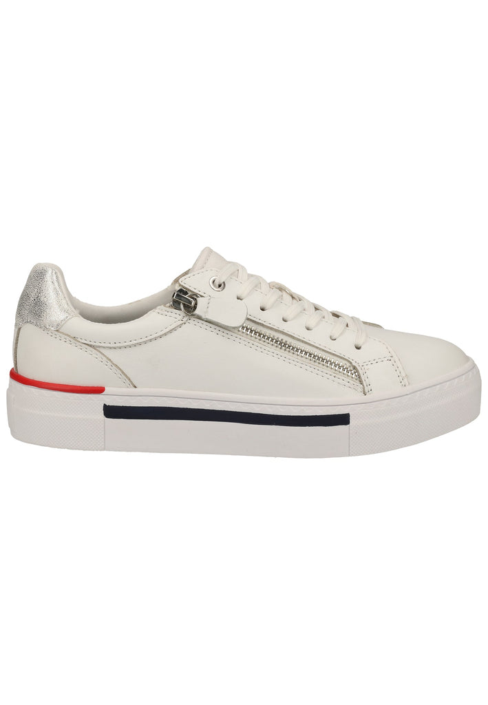 Tamaris Sneaker Leder/Synthetik Weiß - surf4shoes
